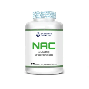Scientiffic Nutrition Nac +Flavonoids 300Mg , 120 capsulas