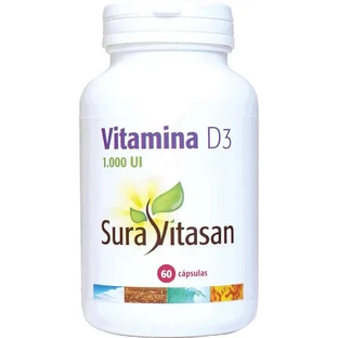 Sura Vitasan Vitamine D3 , 60 gélules