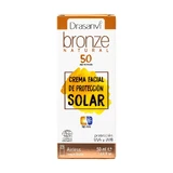 Drasanvi Bronze Natural SPF50 Facial Cream Sunscreen Ecocert, 50 ml