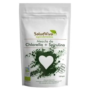 Salud Viva Chlorella & Spirulina Pulvermischung 125Gr. Bio