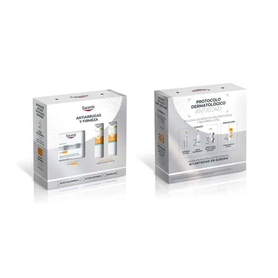 Eucerin Anti-Aging Hyaluron-Filler Dagcrème Fps 30 50Ml + 2 Mini's Sun Hydro Protect Fps 50+ 2X5Ml