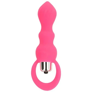 Ohmama Anal Stimulator With Vibration 9 Cm Pink