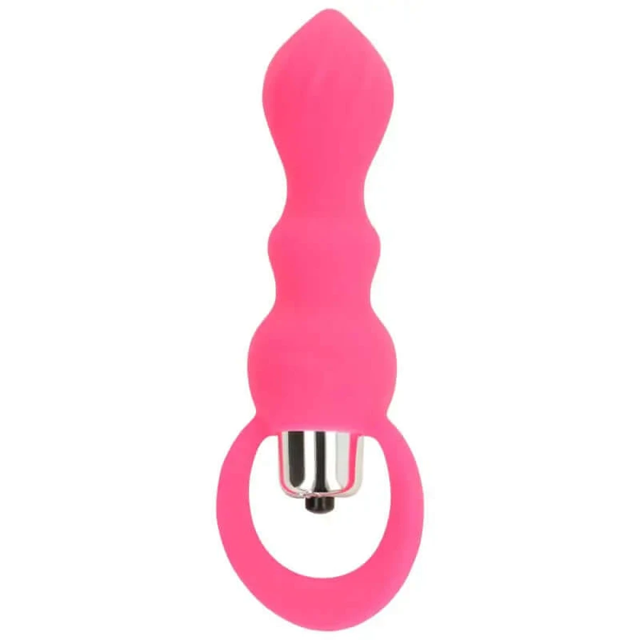 Ohmama Anal Stimulator With Vibration 9 Cm Pink
