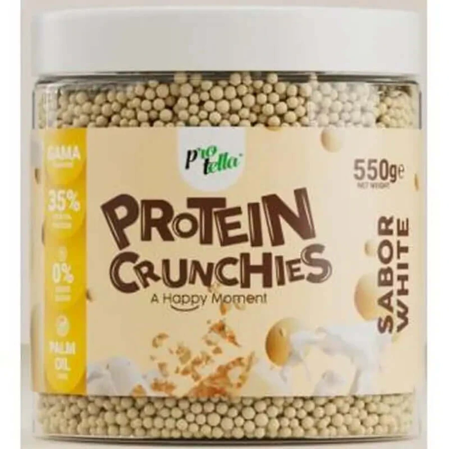 Protella Protein Crunchies White Chocolate Crunchies 550Gr