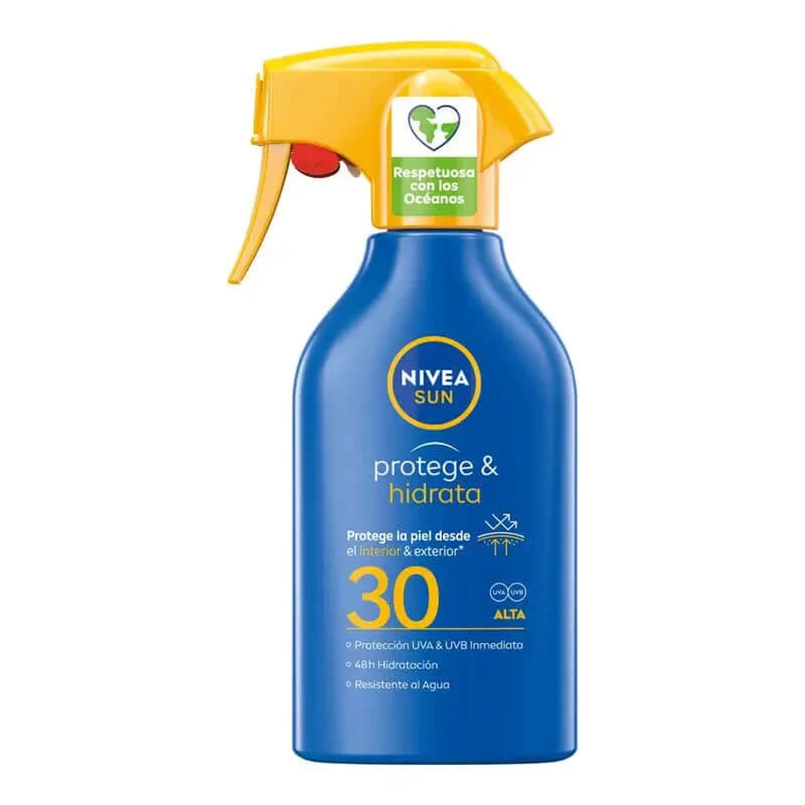 NIVEA Sun Protect & Moisturize Sun Spray SPF30, 270 ml