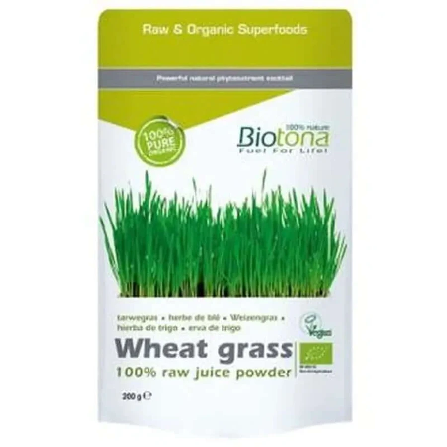 Biotona Trawa Pszeniczna Surowy Sok z Pszenicy 200Gr. Bio: ceny i cechy