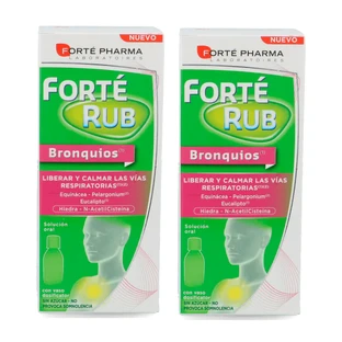 Forté Pharma Duplo Forté Rub Bronchios Syrup, 2 x 150ml