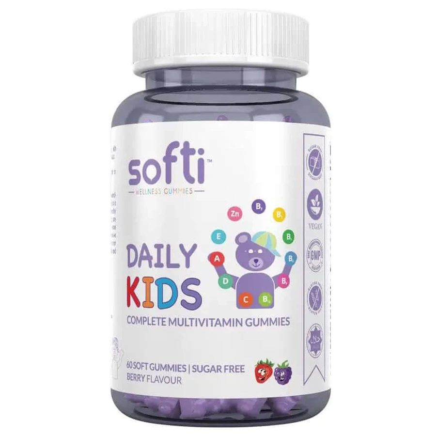 Softi Daily Kids Gummibärchen , 60 Gummibärchen