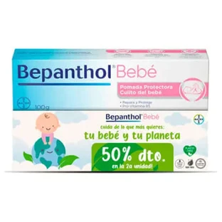 Bepanthol Baby 2ème unité à 50% de réduction 2x100gr
