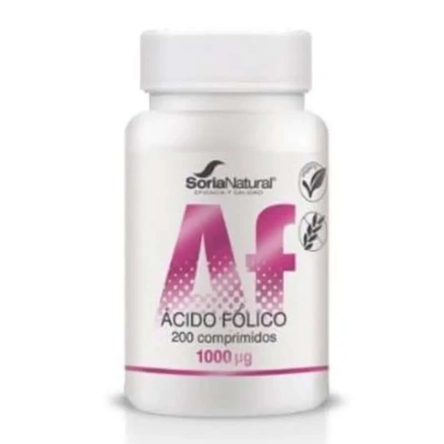 Soria Natural Acido Folico Liberacion Sostenida 250Mg 200 Comprimidos