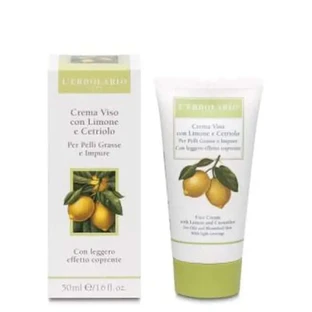 L'Erbolario Gezichtscrème Citroen & Komkommer 50Ml