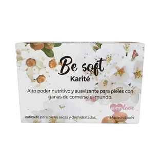 Enna Be Soft-Soft Vegane Seife, Shea Butter, 100 g