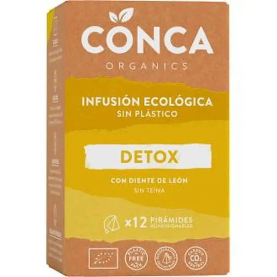 Conca Organics Infuzie de detoxifiere 12Piramide. Eco**