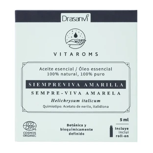 Drasanvi Vitaroms Gele Immortelle Etherische Olie Ecocert Bio , 5 ml