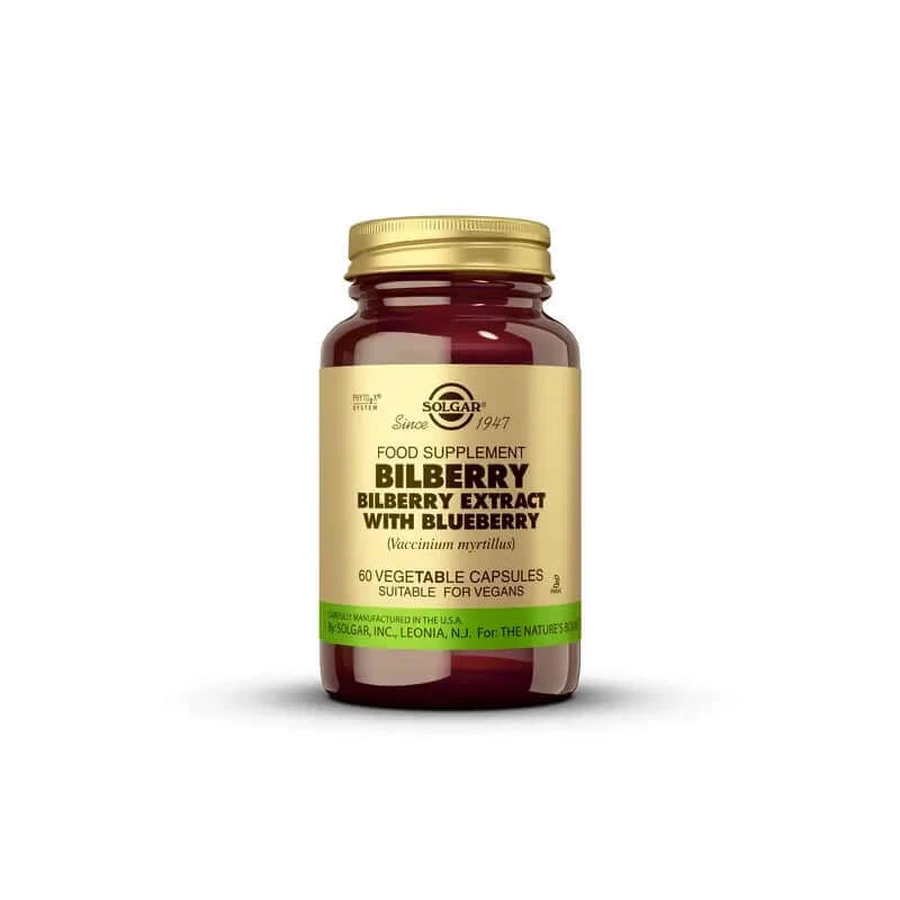 Solgar Myrtilus, 60 capsules
