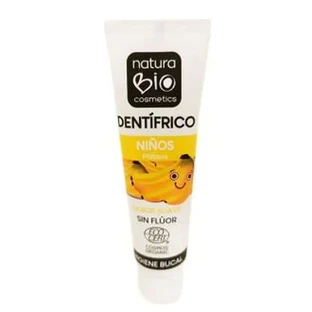 Naturabio Cosmetics Dentifrice pour enfants Banane sans fluor 50ml
