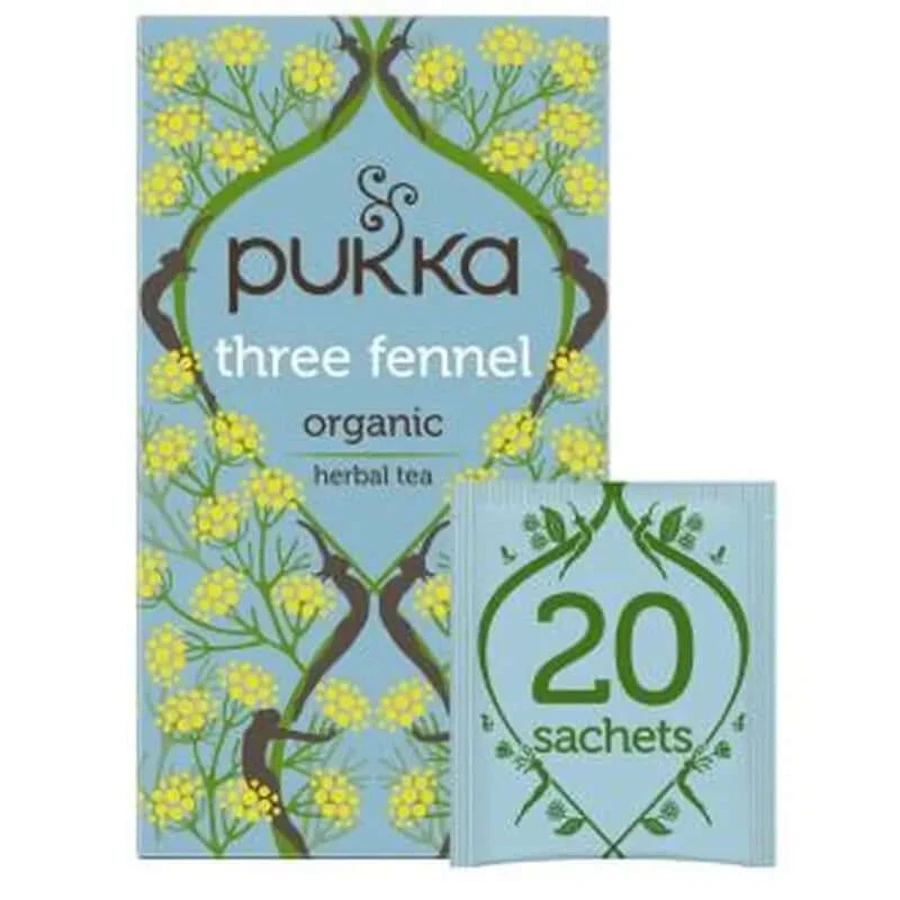 Pukka Three Fennel Infusion 20Ud Bio
