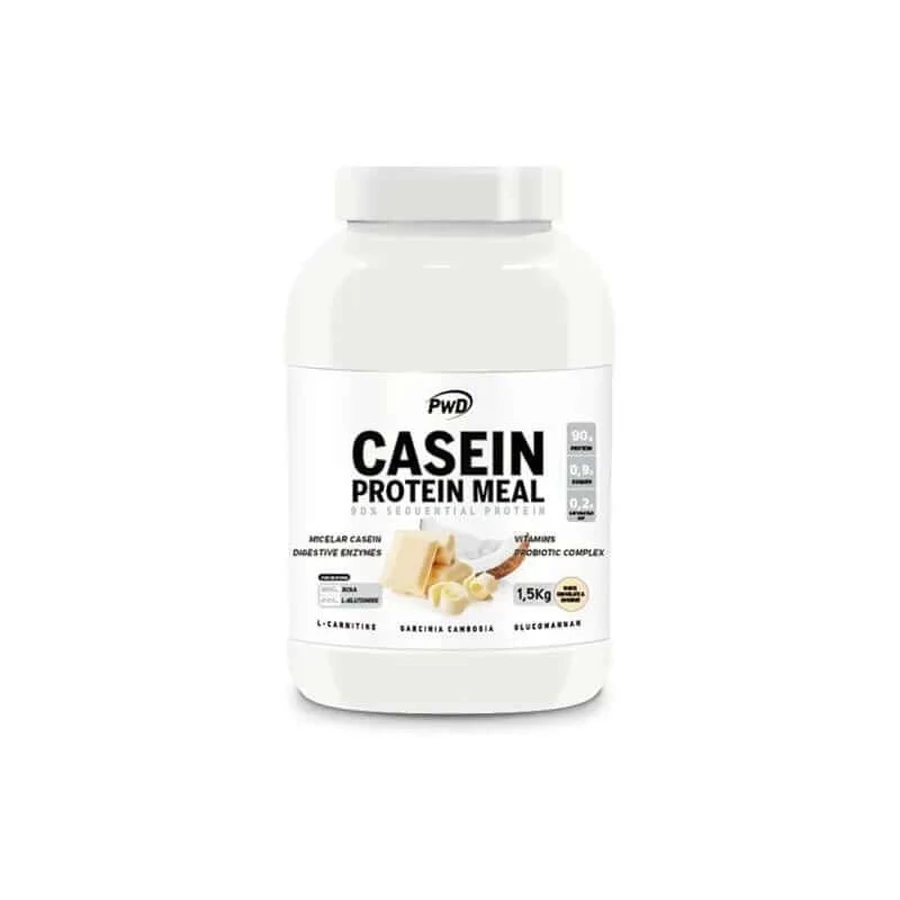 Pwd Casein Protein Meal White Chocolate+Coconut 1.5 Kg Jar