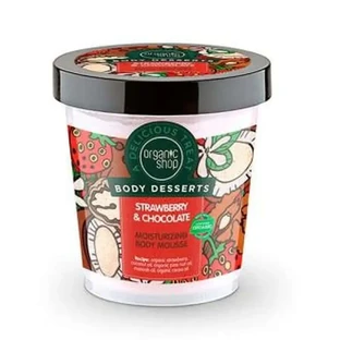 Organic Shop Strawberry & Chocolate Feuchtigkeitsspendende Körpermousse 450Ml