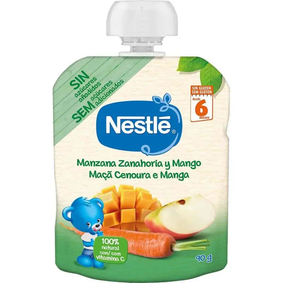 Nestlé Apple, Carrot and Mango Sachet, 90 grams