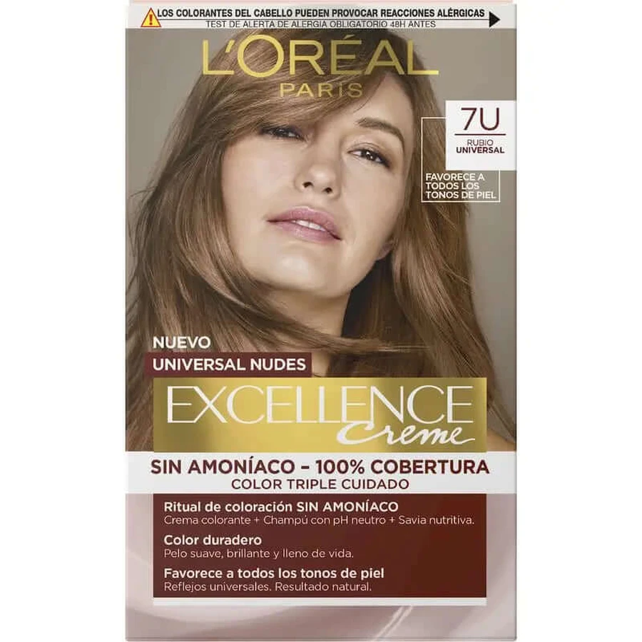 L'Oréal Paris Excell Univ Nudes Blond 7U 550