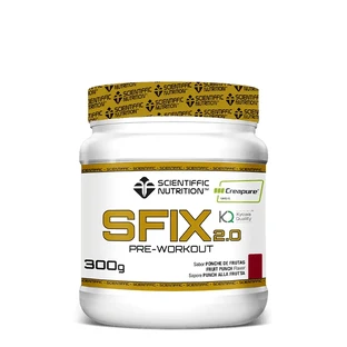 Scientiffic Nutrition Sfix 2.0 Pre-Workout Fruit Punch, 300 g