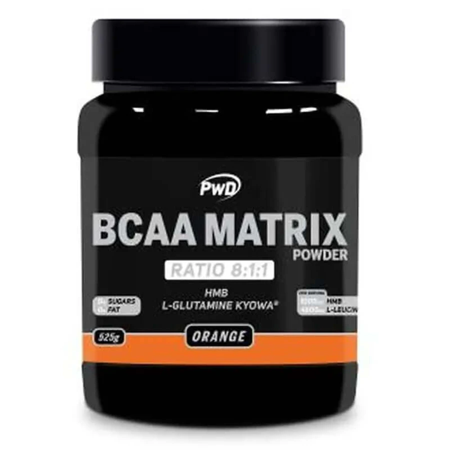 Pwd Bcaa Matrix Sabor Naranja 525Gr