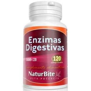 Naturbite Spijsverteringsenzymen 120 Tabletten