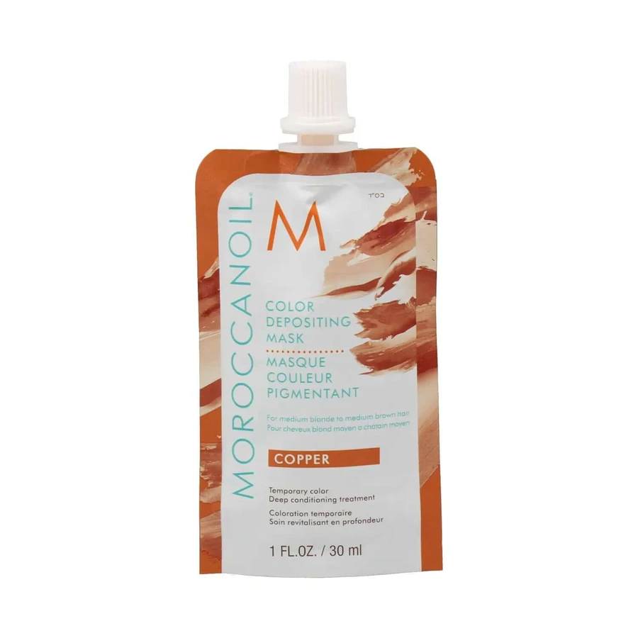 Moroccanoil Masque déposant de couleur cuivre 30, 30 ml