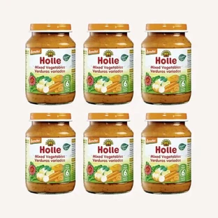 Pot de légumes variés Holle, 6 unités
