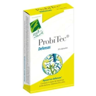 Honderd procent natuurlijk Probitec verdedigingsmiddelen 30 capsules