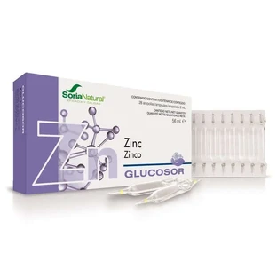 Soria Natuurlijke Glucosor Zink , 28 flacons van 2 ml