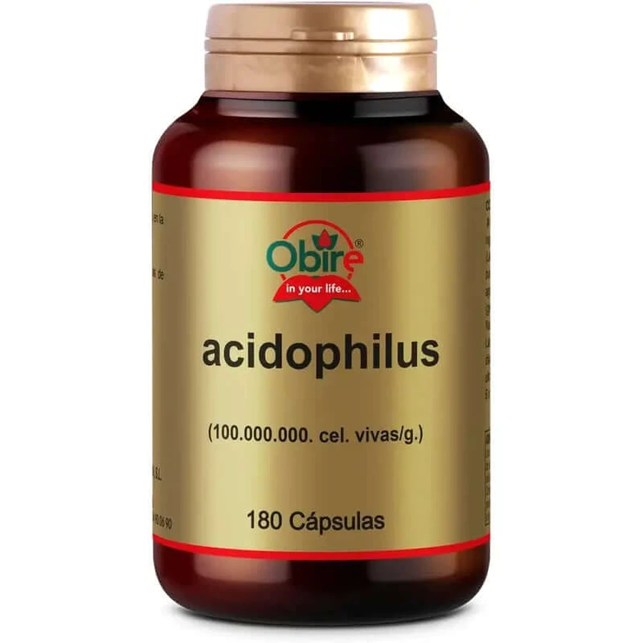 Obire Acidofilus 400 Mg. 180 Capsules