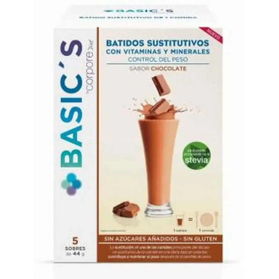 Corpore Diet Corpore Basics Chocolate Substitute Milkshake 5 Sbrs