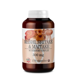 Obire Gran Formato Reishi + Shitake + Maitake 300 Mg , 270 cápsulas