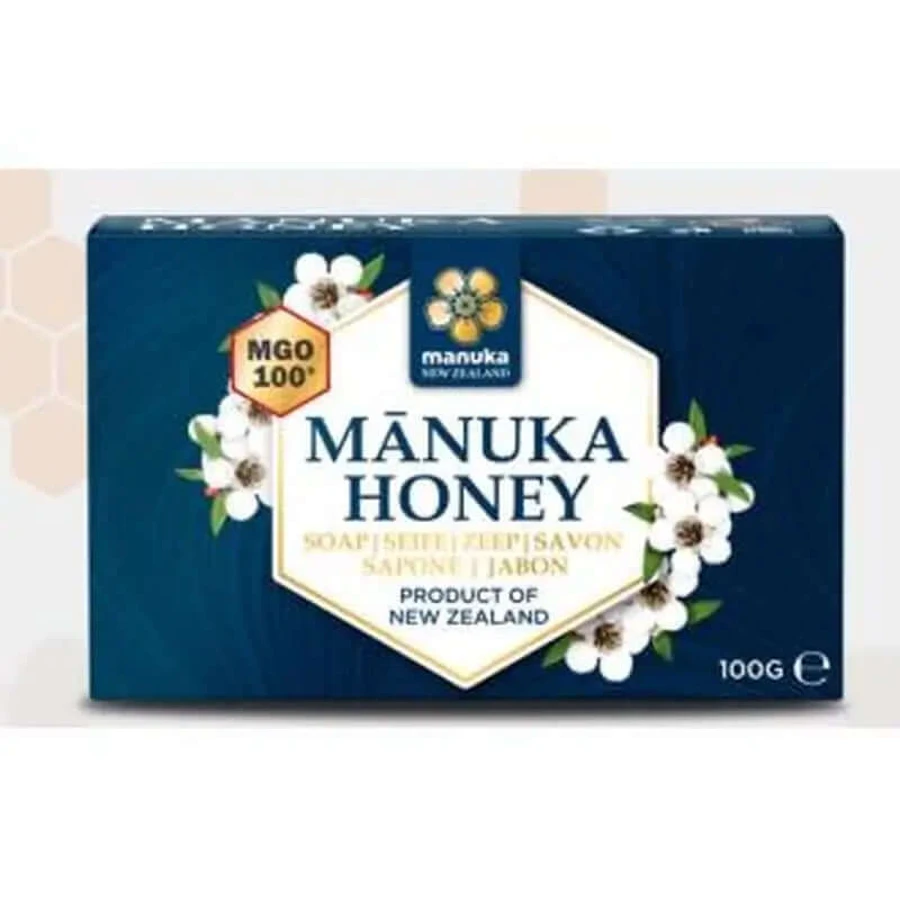 Manuka New Zeland Miel De Manuka Mgo 100+ Jabon Pastilla 100Gr