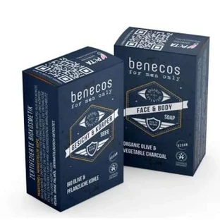 Benecos Vaste Zeep Voor Mannen 75Gr. Vegan