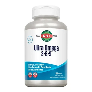 Solaray Ultra Omega 3 6 9 100 Pearls