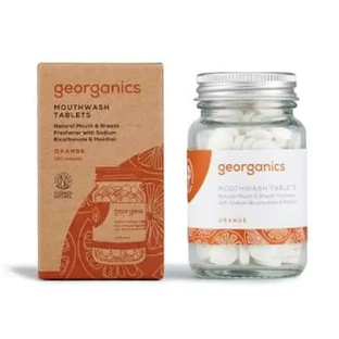 Georganics Enjuage Bucal Naranja 180Pastillas
