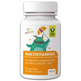 Raab Vitalfood Multi-Vitamins Kids Apple Flavor 90Com Vegan**