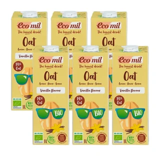 Ecomil Veggie Drink Vanille Smaak Bio Tetrabrik, pak 6 x 1 liter