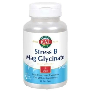 Solaray Stres B Mag Glycinate 60 Cápsulasveg