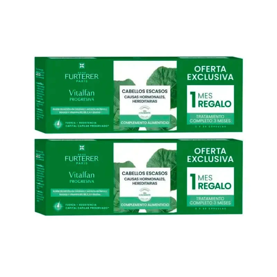 Rene Furterer Vitalfan Progressieve Haaruitval , Pak 2 x 30 capsules