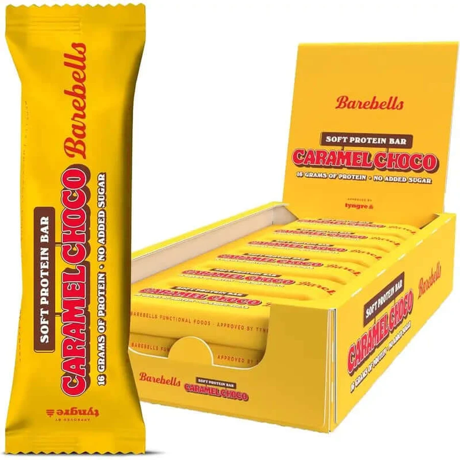 Barebells Pakket Zachte Caramel Choco, 12 st. x 55 gram