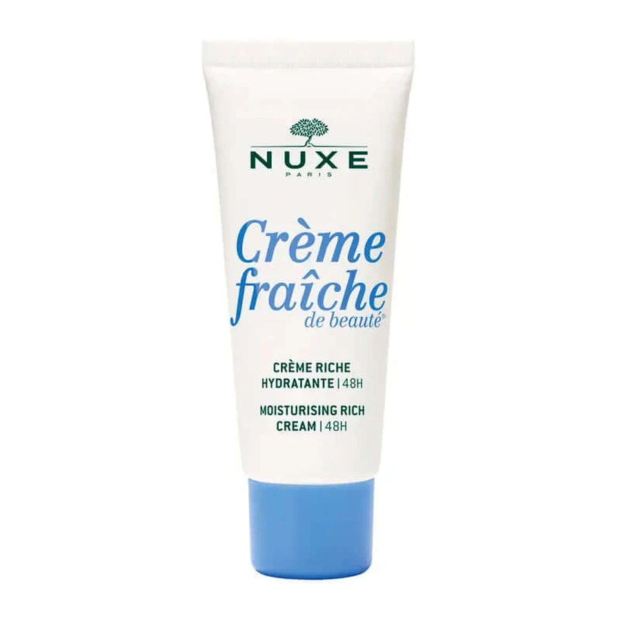 Nuxe Crème Fraîche de Beauté Rich Moisturizing Cream 48H Travel Size, 30 ml