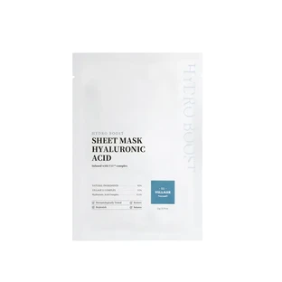 Village 11 Factory Masque à l'acide hyaluronique en feuille Hydro Boost, 23 grammes