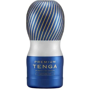 Masturbator Cup Tenga Premium Air Flow Cup Blau Silber