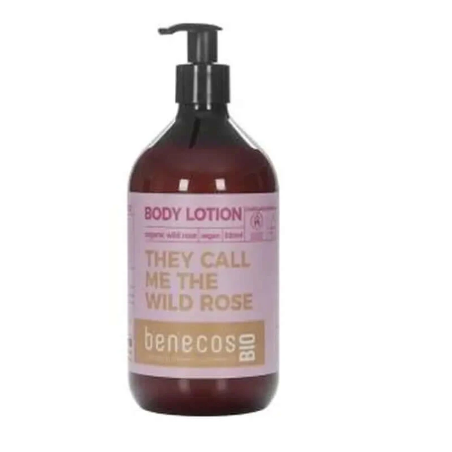 Benecos Lait Corporel Rose Musquée 500Ml. Bio Vegan