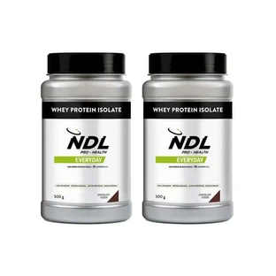 Ndl Pro-Health Whey Protein Isolate - Isolated Protein, Chocolate Fusion , 2X500 G