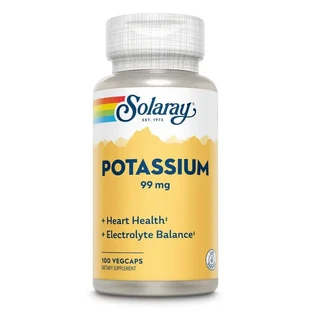 Solaray Potassium Citrate 99 Mg, 60 Capsules